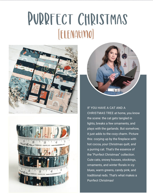 Moda Layer Cake - Purrfect Christmas