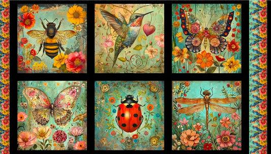 Enchanted Canopy Nature Blocks Cotton Panel