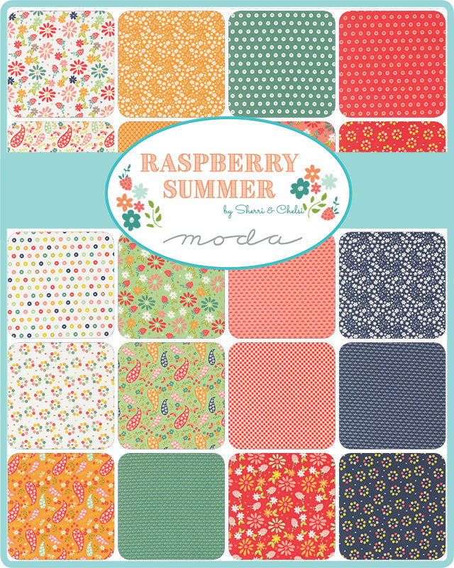 Moda Charm Pack - Raspberry Summer