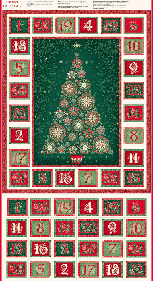 Good Tidings Advent Calendar Panel