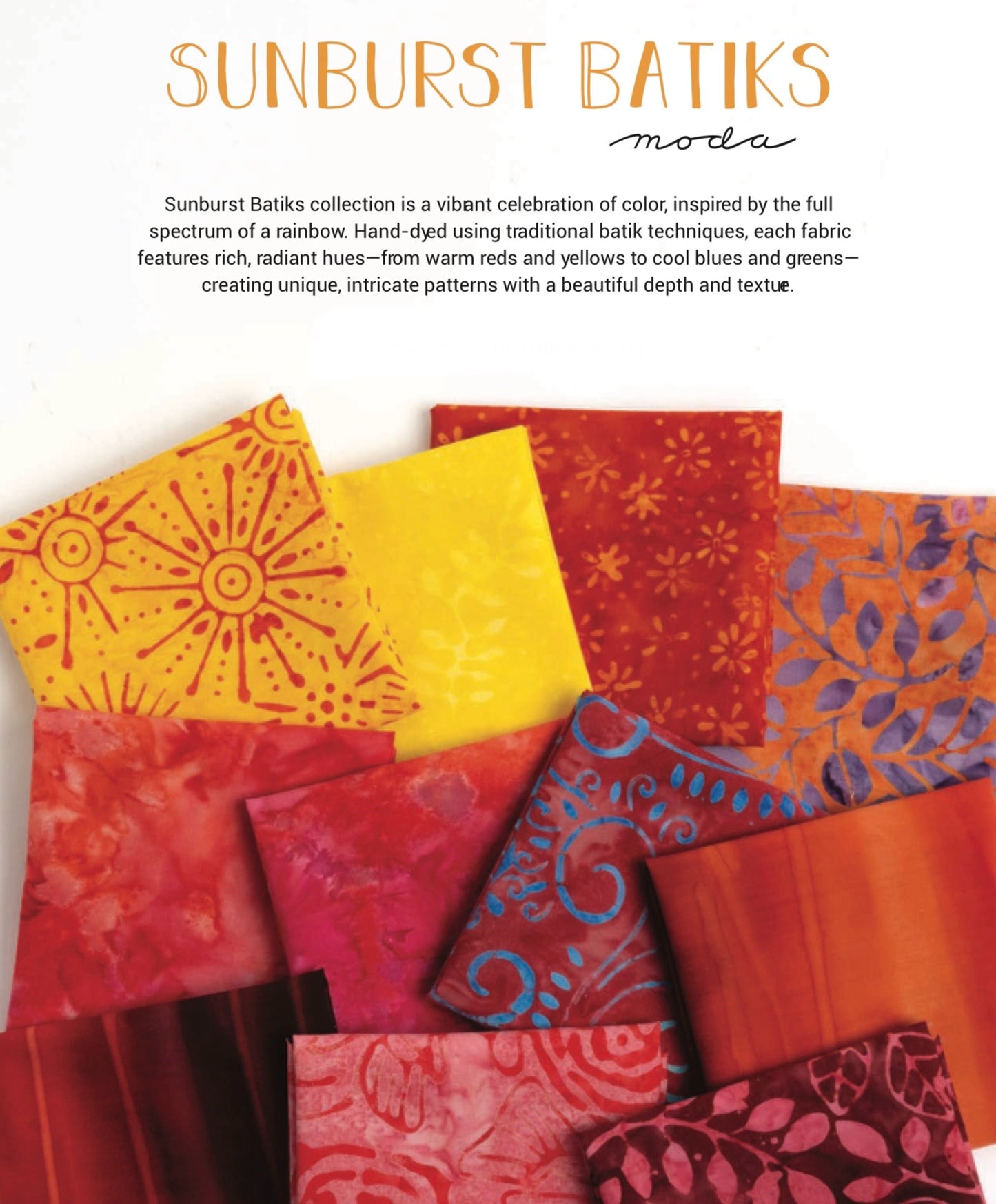 Moda Jelly Roll - Sunburst Batiks