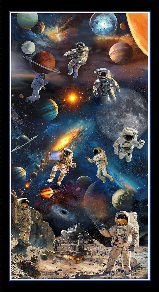 Space Cadet - Cotton Panel