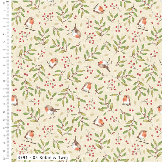 Yuletide Burrow - Robin and Twig