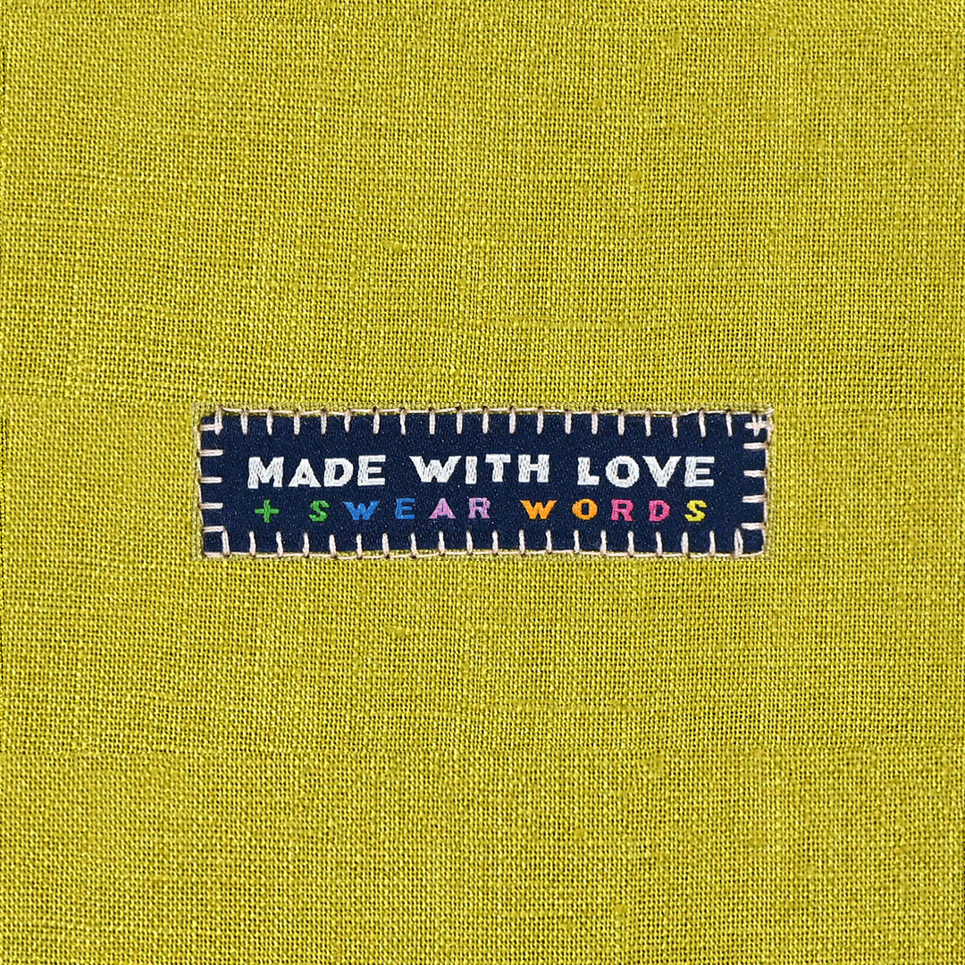 Woven labels - Made With Love And Swear Words