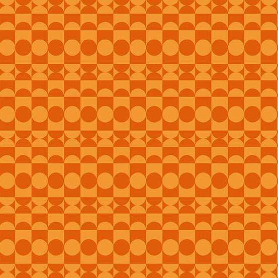 Celestial Garden - Orange Checkerboard