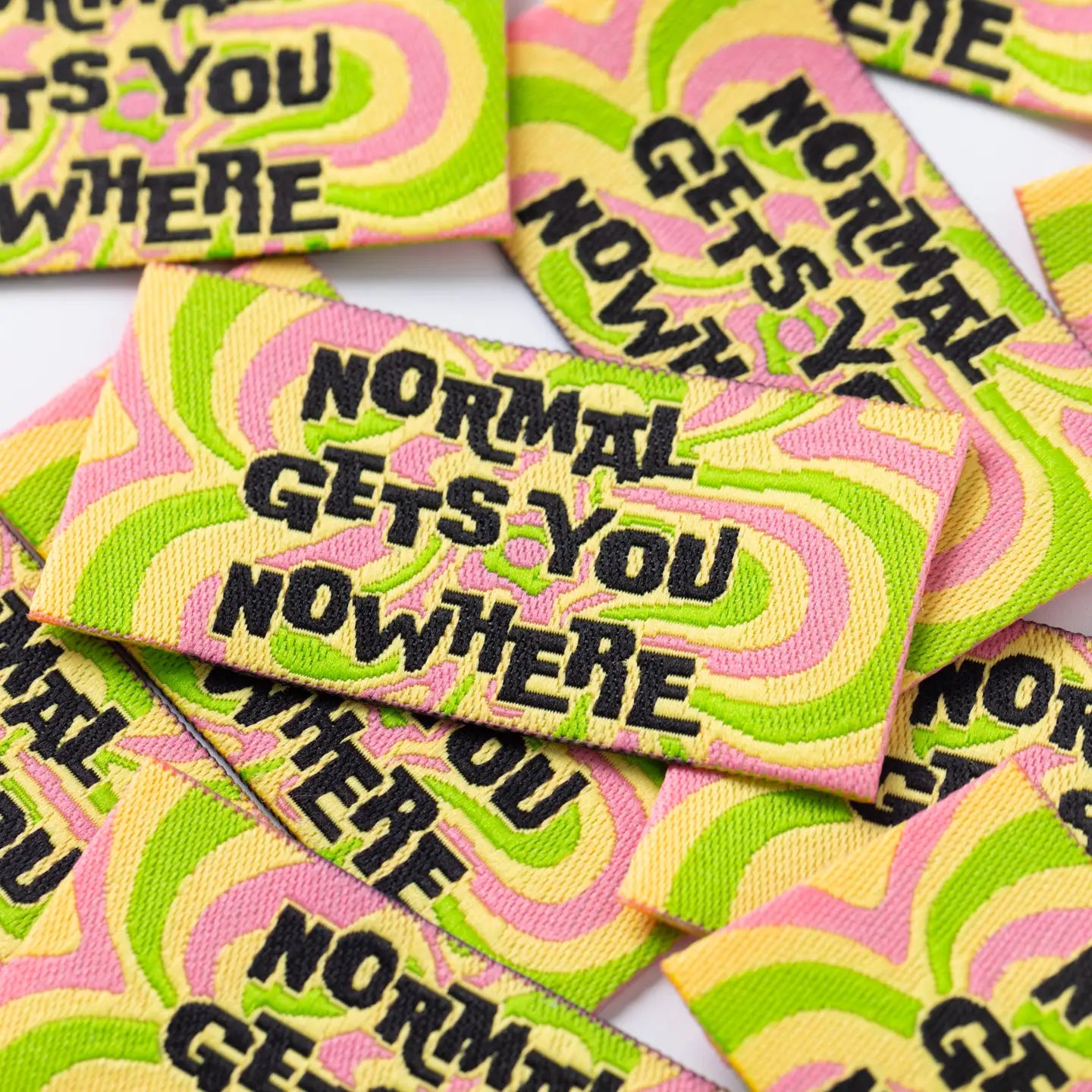 Woven Labels - Normal Gets You Nowhere