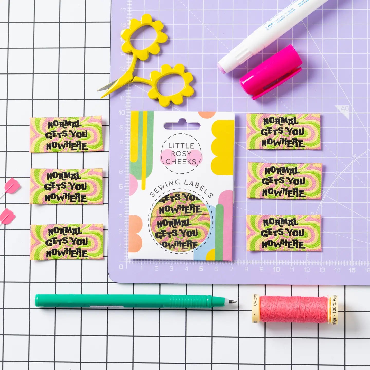 Woven Labels - Normal Gets You Nowhere