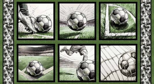 Goalbound - Soccer Blocks Cotton Panel