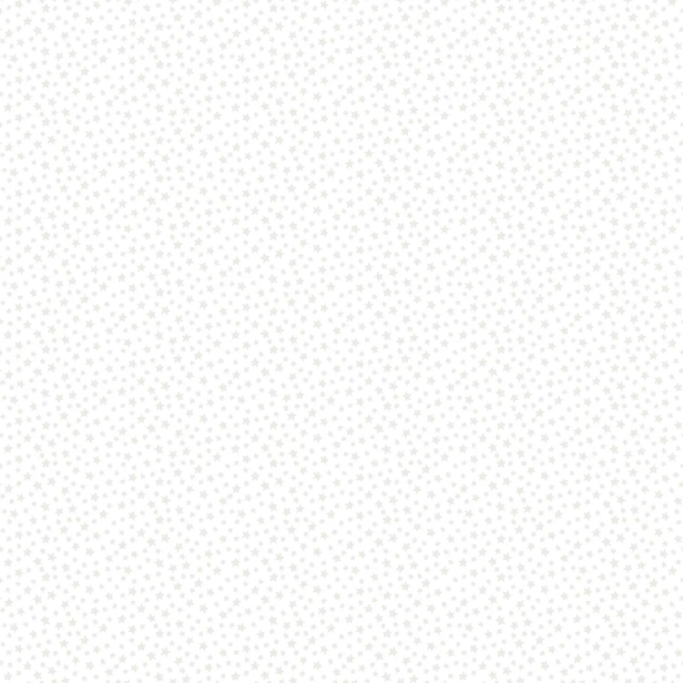 Makower Essentials - White on White - Star