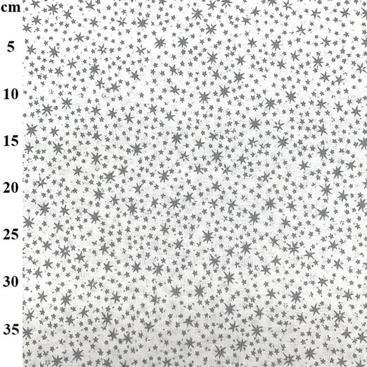 Silver Stars - White and Silver