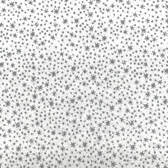 Silver Stars - White and Silver