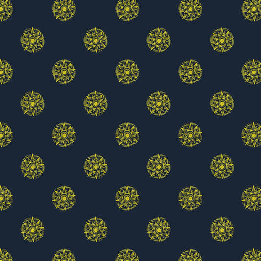 Winter Solstice - Small Solstice Shining Star on Midnight Blue