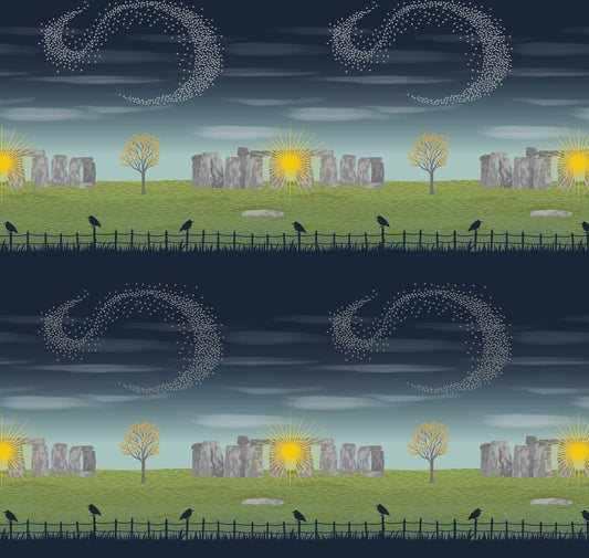 Winter Solstice - Stonehenge Stripe