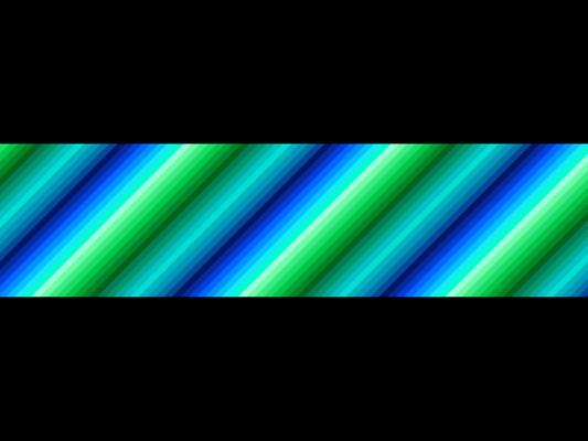 Bumbleberries Blue and Green Diagonal Stripe