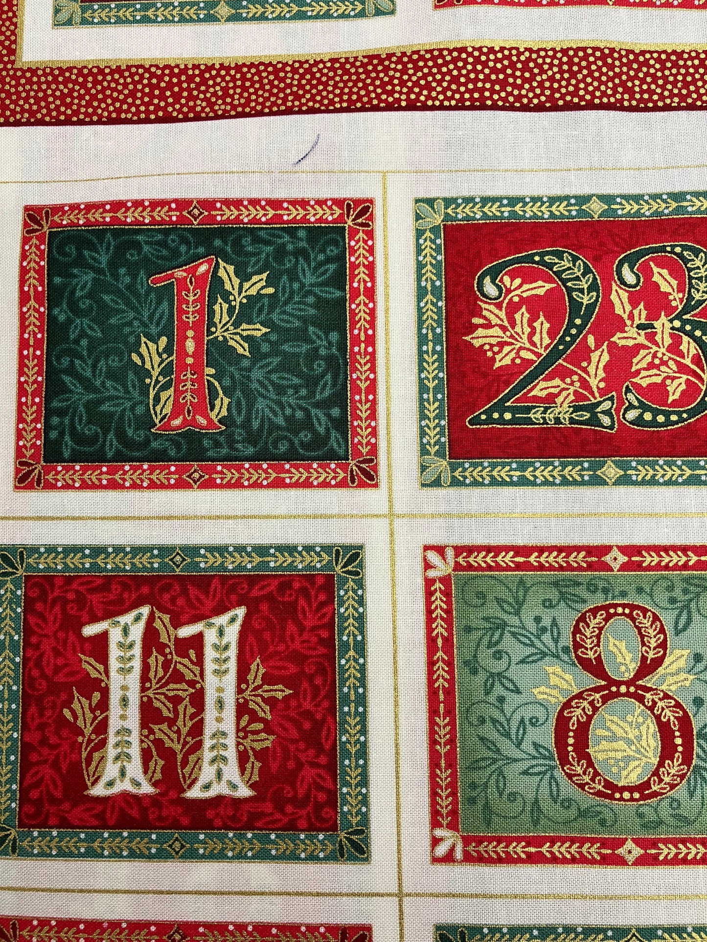 Good Tidings Advent Calendar Panel