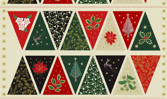 Yuletide - Bunting Panel