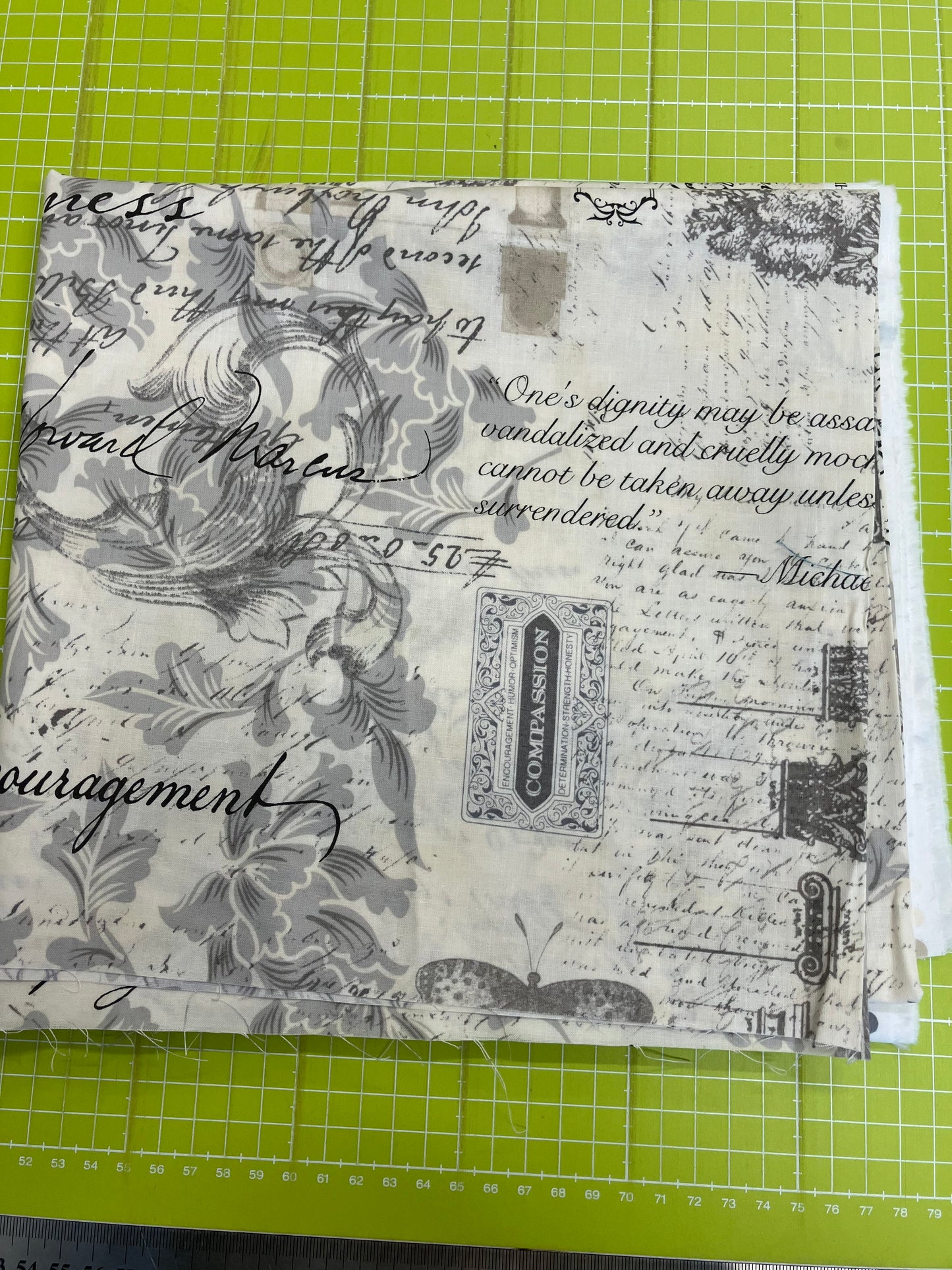 END OF BOLT 105cm - Etchings