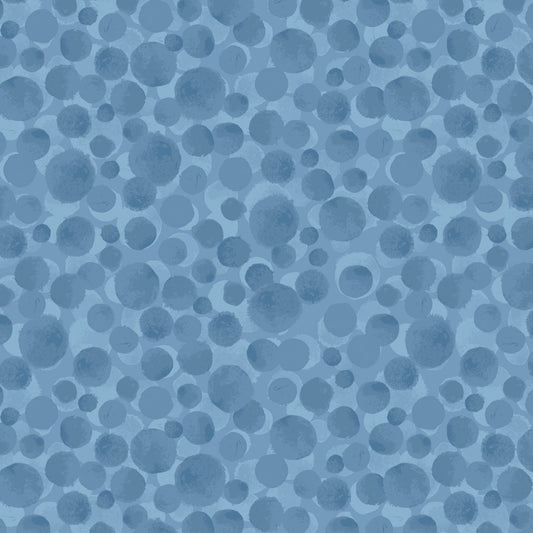 Bumbleberries - Mid Blue