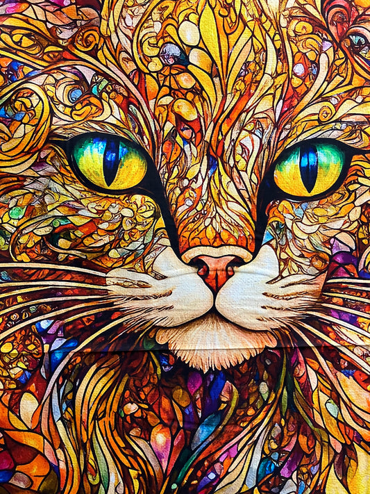 Sonny in the Sunflowers - Cotton Panel