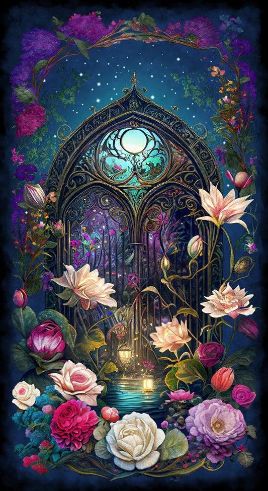 Night Garden Panel