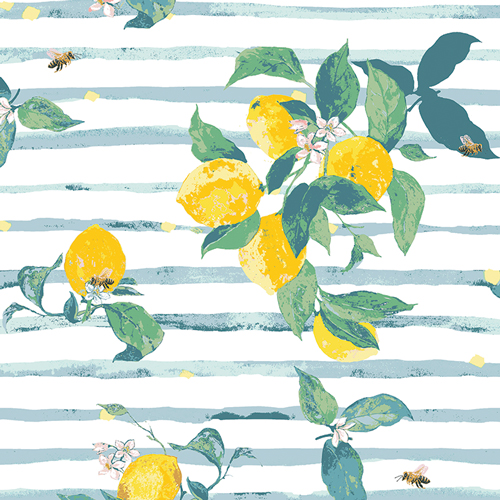 Capri - Limoni Righe - Knit/Jersey