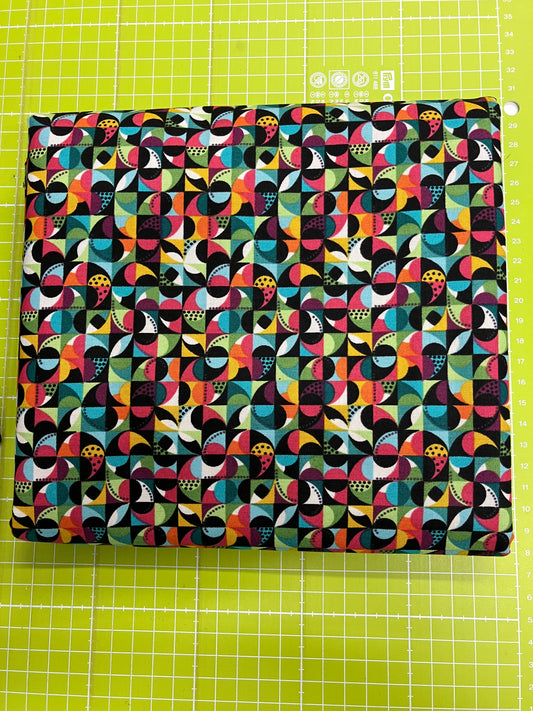 END OF BOLT 256cm - Jewel Tones -  Mosaic