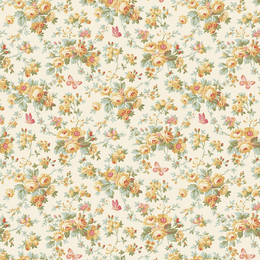 French Mill - Tiny Rose - White
