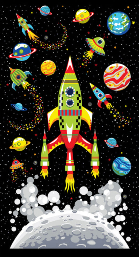 Blast Off Into Space - Rocket Panel