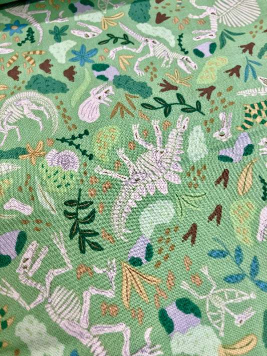 Prehistoric Fossils Green