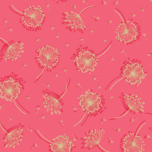 END OF BOLT - 243cm - Luxe - Seed Heads - Pink