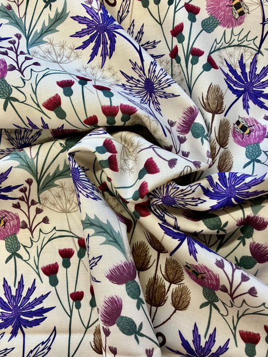 Celtic Summer - Floral on Cream