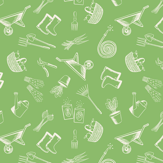 The Kitchen Garden - Garden Accessories on Green