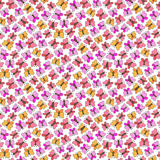 Flutter - Small Butterfly - Pink