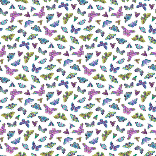 Nightshade - Moths Allover - white background