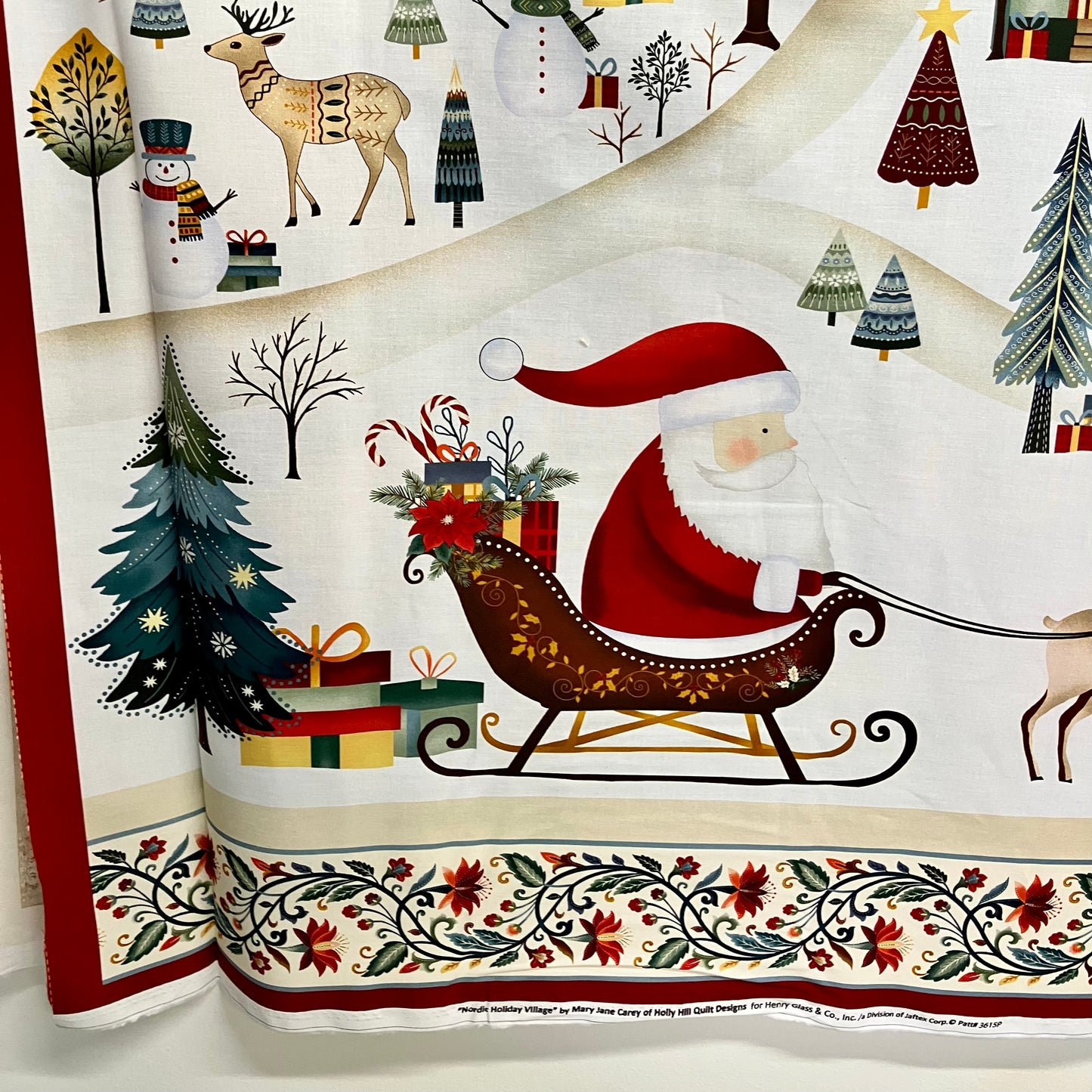 Nordic Village - Cotton Panel