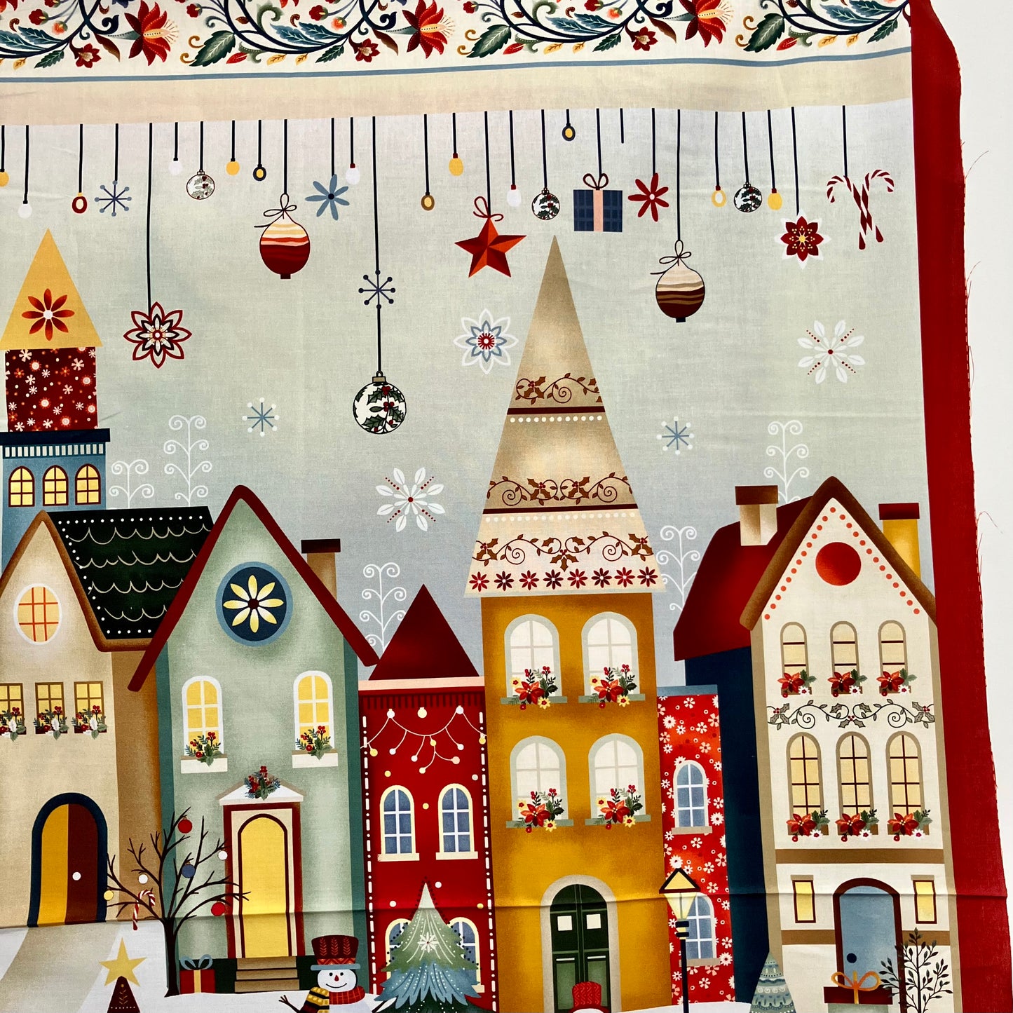 Nordic Village - Cotton Panel