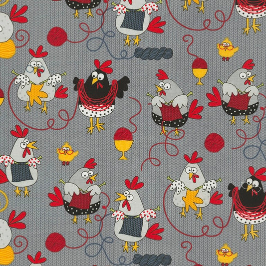 I Love Knitting - Chickens