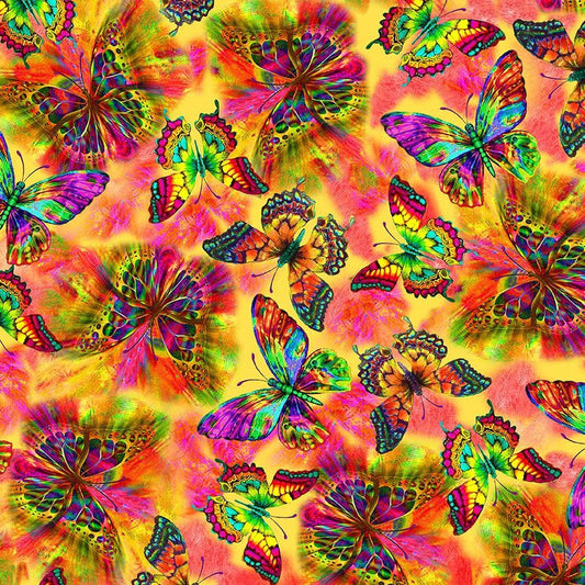 Nature’s Glow - Butterflies - Yellow