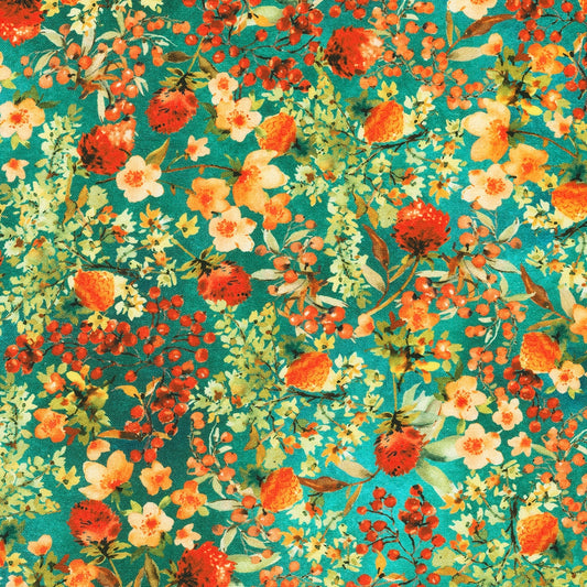 Sunlit Garden - Turquoise