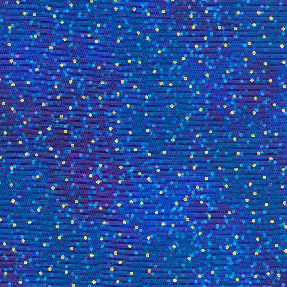 Mixed Metallics - Dots - Blue