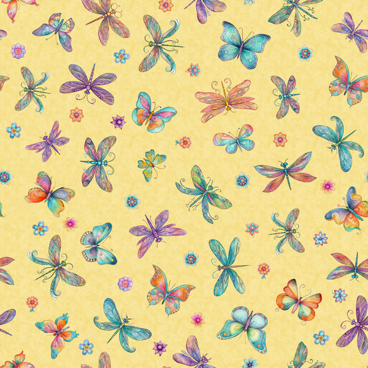 Spring Bling - Butterflies - Yellow