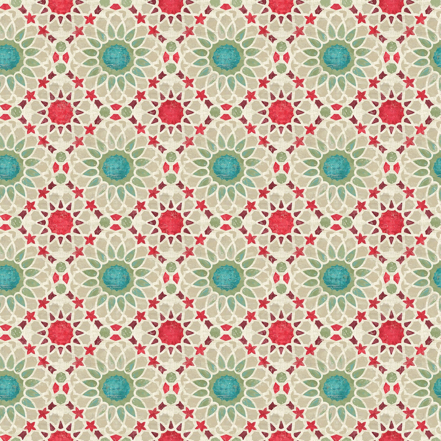 Boho Bliss - Large Medallion Beige