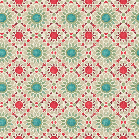 Boho Bliss - Large Medallion Beige