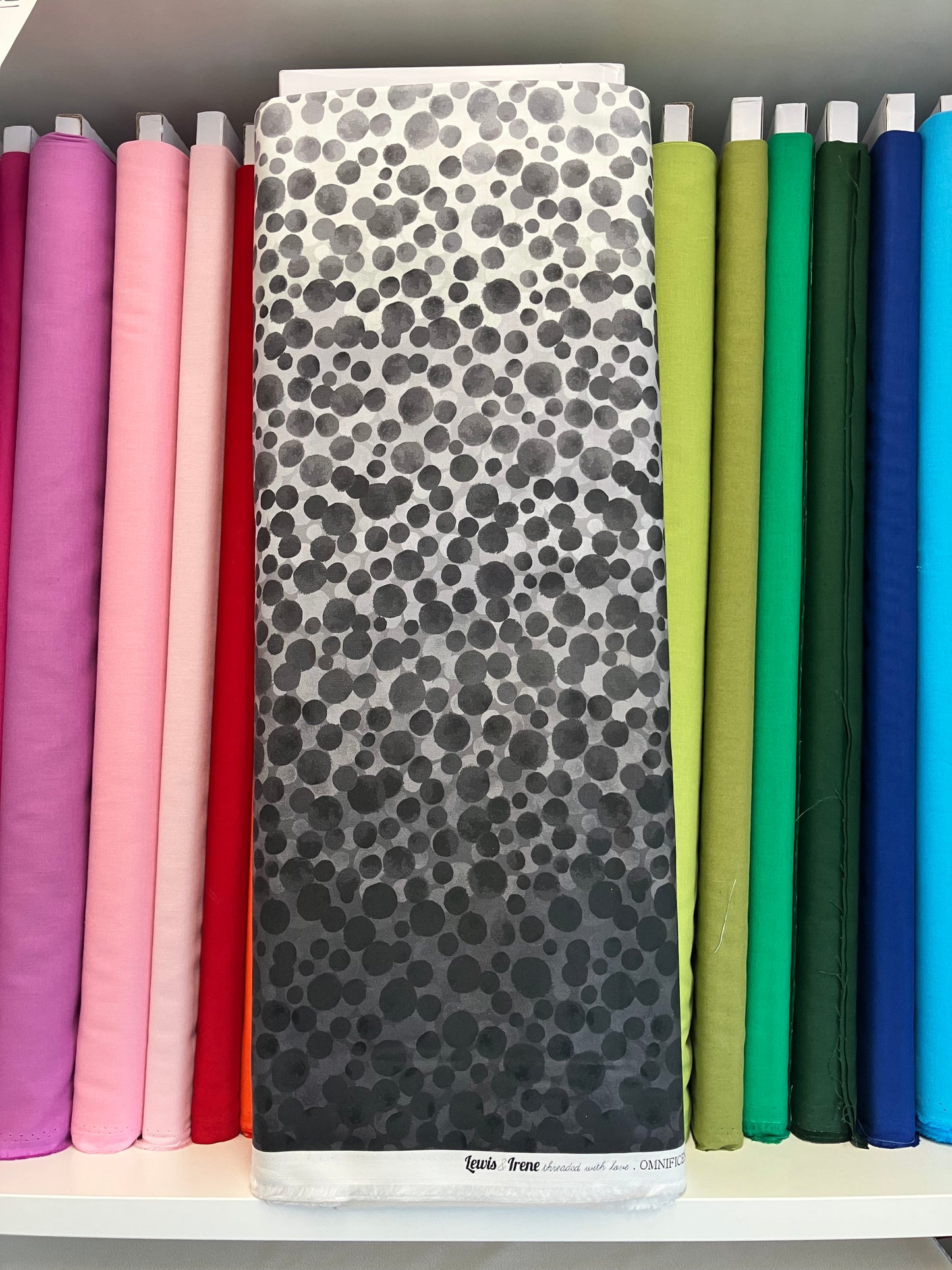 Bumbleberries Black to White Ombre