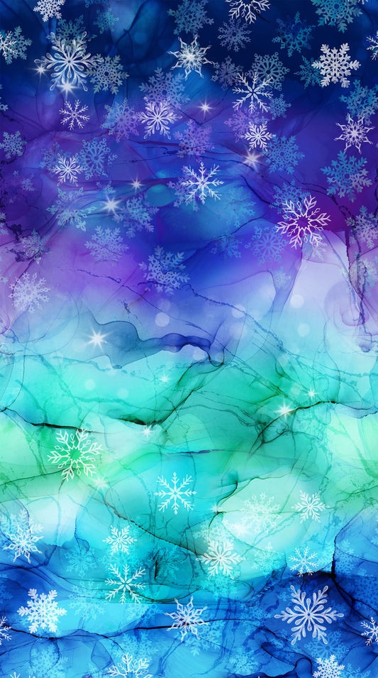 Midwinter Magic - Snowflakes Panel