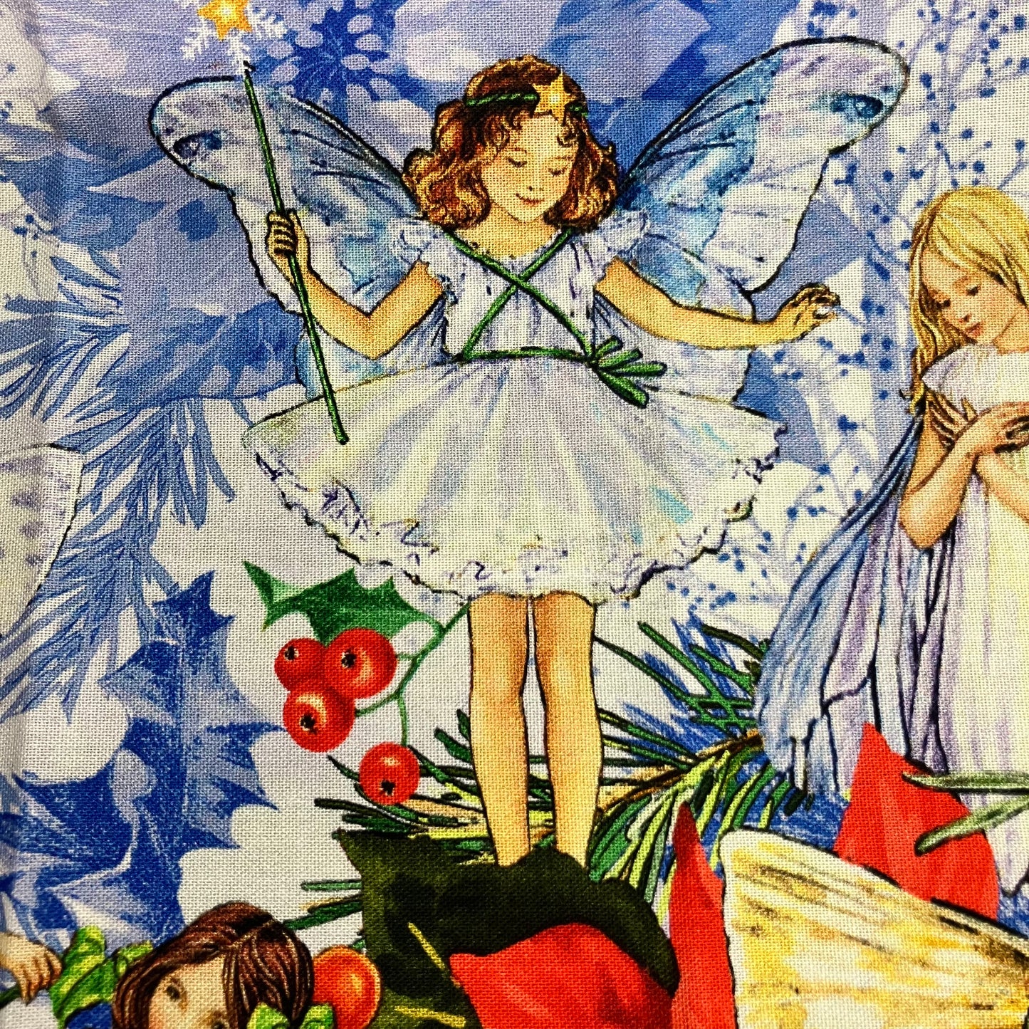 Winter Flower Fairies - Cotton Panel