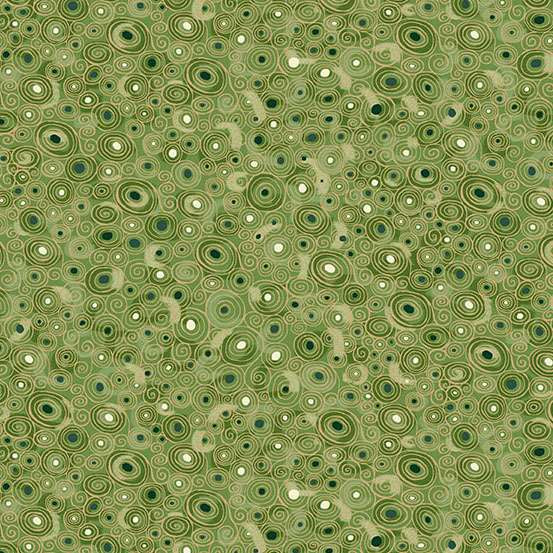 END OF BOLT - 117cm - Golden - Scroll - Green
