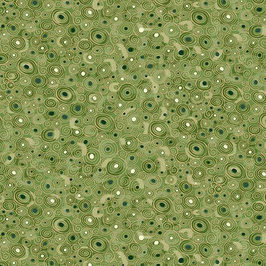 END OF BOLT - 117cm - Golden - Scroll - Green
