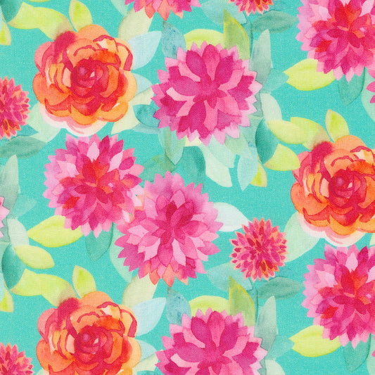 Flower Patches - Robins Egg