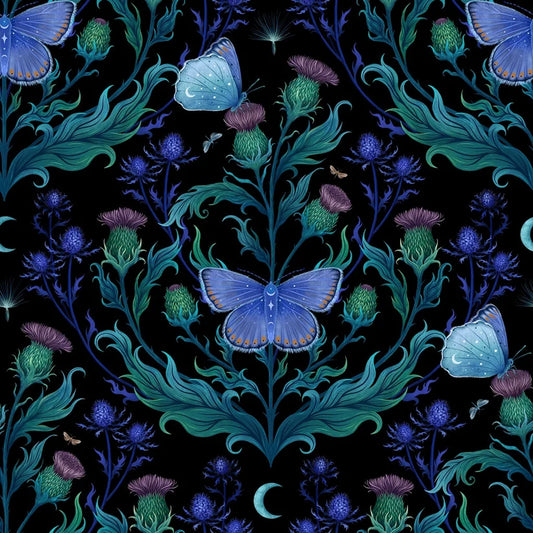 Jardin De Lune - Glow in the Dark - Butterflies with Greenery